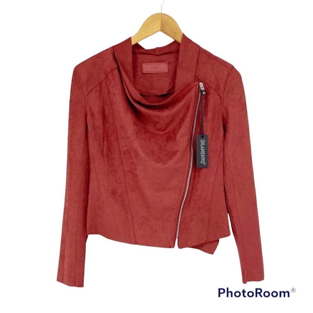 NWT Blank NYC Asymmetrical Zip Moto Jacket - XS